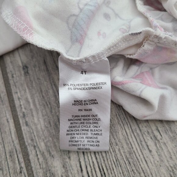 Gabby’s Dollhouse Long Sleeve Tiered Dress Cream Toddler girl 4T - Picture 9 of 10